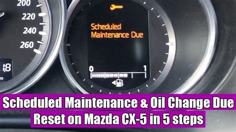 2013 mazda cx-5 service reset